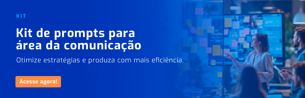 A IA pode ser uma grande aliada para profissionais da comunicação. Se você procura agilidade no seu dia a dia, então este kit foi feito pra você.